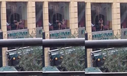 بالفيديو: فتاة تقوم بإيحاءات جنسية وأمور مشينة في أحد مقاهي بيروت أمام رجل يقوم بتصويرها
