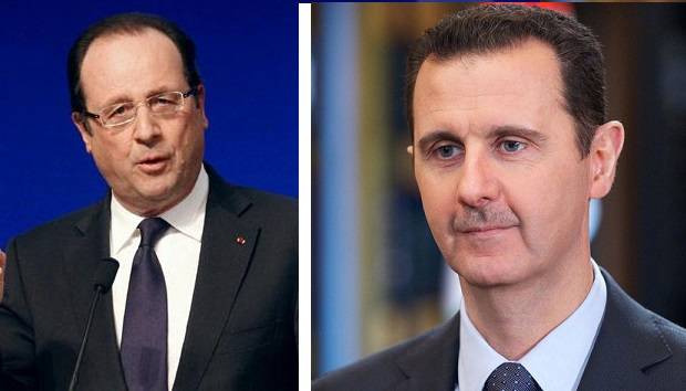 هولاند سيرد على الأسد