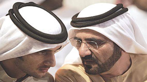 فيديو نادر للشيخ راشد بن محمد وهو صغير