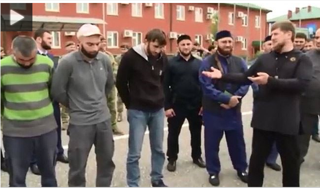 بالفيديو: كيف يؤدب رئيس الشيشان الساعين للانضمام لـ"داعش"؟