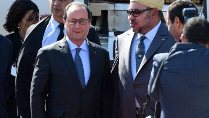 هولاند بدأ زيارة "عمل" و"صداقة" للمغرب
