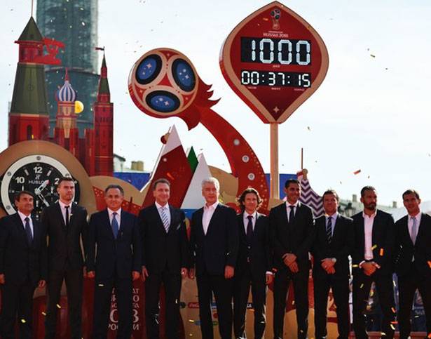 بدء العد التنازلي لمونديال روسيا 2018 في كرة القدم