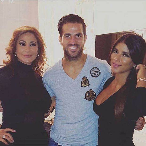 شاهد .. ماذا تفعل (اليسا) مع (فابريغاس) وزوجته !!