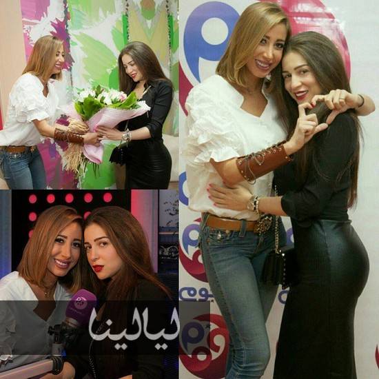 صور مي عز الدين تتلقى أجمل هدية من أحد معجبيها