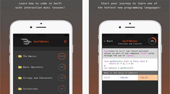 تطبيق لتعلم البرمجة بلغة SWIFT