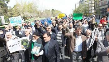 غضب في ايران ضد السعودية