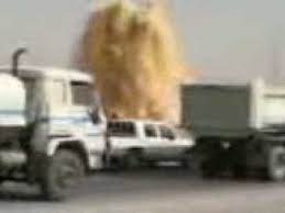 نافورة رملية في صحراء السعودية