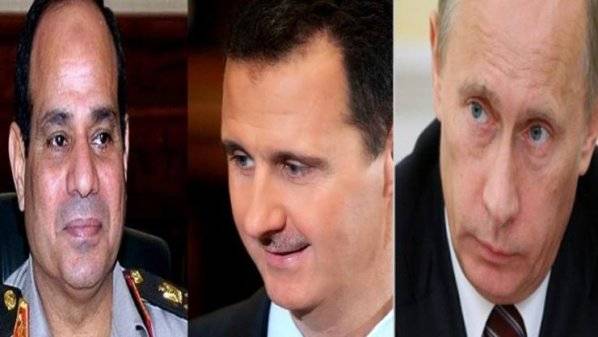 الأسد والسيسي وبوتين في خندق تسوية واحدة