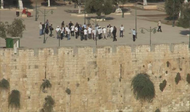 جماعات يهودية تقتحم الأقصى بعد إبعاد الفلسطينيين