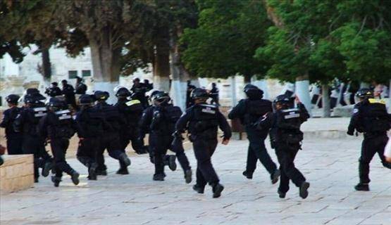 للمرة الأولى.. الاحتلال يدخل عربات مدرعة إلى ساحات الأقصى