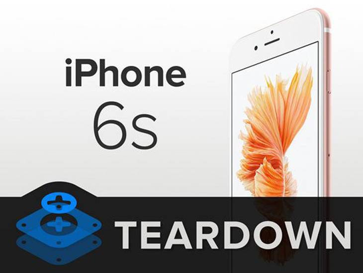 المكونات الداخلية لهاتف Apple iPhone 6s الجديد