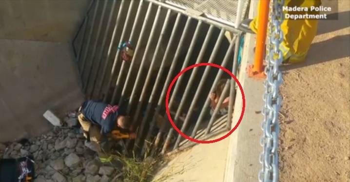 شاهد.. أمريكية علقت في قناة للصرف الصحي لـ24 ساعة