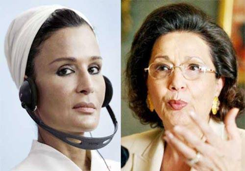 صحف مصرية: جيهان السادات: هذه حقيقة سوء العلاقات بين مصر وقطر بسبب موزة وسوزان..