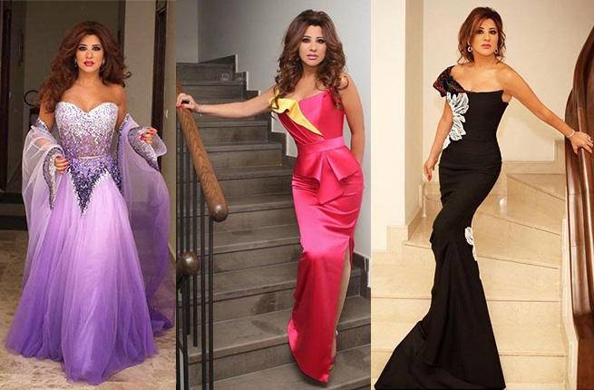 إطلالات شمس الأناقة نجوى كرم في حفلات الصيف 2015