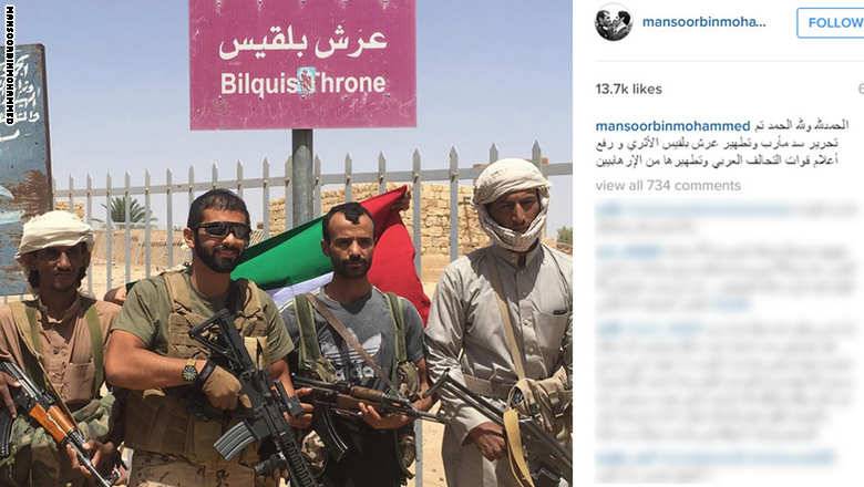 حقيقة مشاركة نجل حاكم دبي في اليمن بالصور