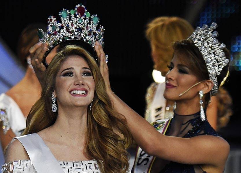 بالصور: السورية مريم حبش تتربّع على عرش جمال فنزويلا