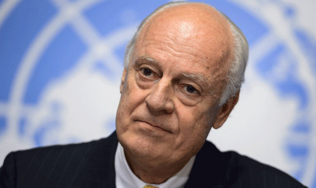 دي ميستورا: حل الأزمة السورية يستوجب تفاهما أميركيا روسيا