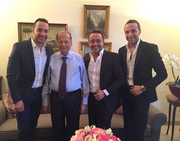 إستقبالات عون