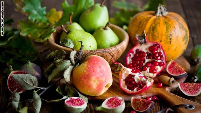 15 نوعاً من الخضار والفاكهة 
