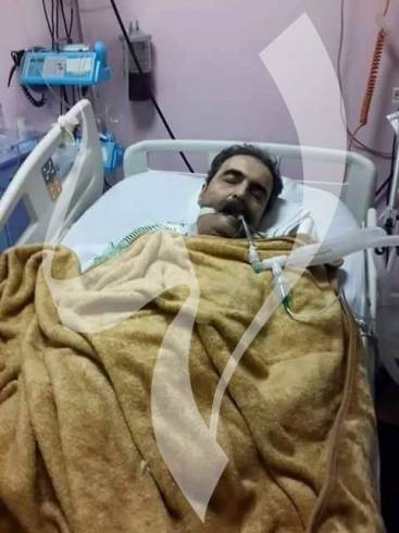 الصورة الأخيرة للمرحوم عامر سبيعي نجل "أبو صيّاح" على فراش المستشفى