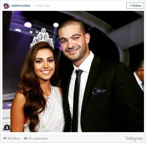 - تعرفوا على صديق ملكة جمال لبنان الذي هتف له قلبها