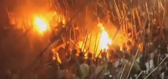 جرح المئات في الهند خلال الاحتفال بأحد الطقوس الهندوسية