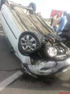 جريح على الأقل في إنقلاب سيارة على طريق ضهر البيدر باتجاه بيروت