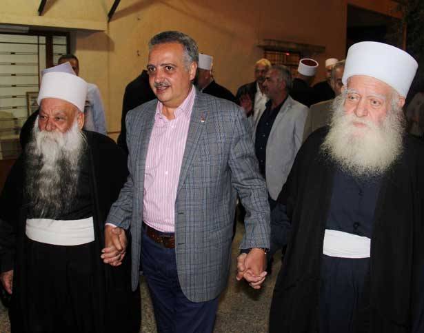 إرسلان زار مشايخ في عاليه