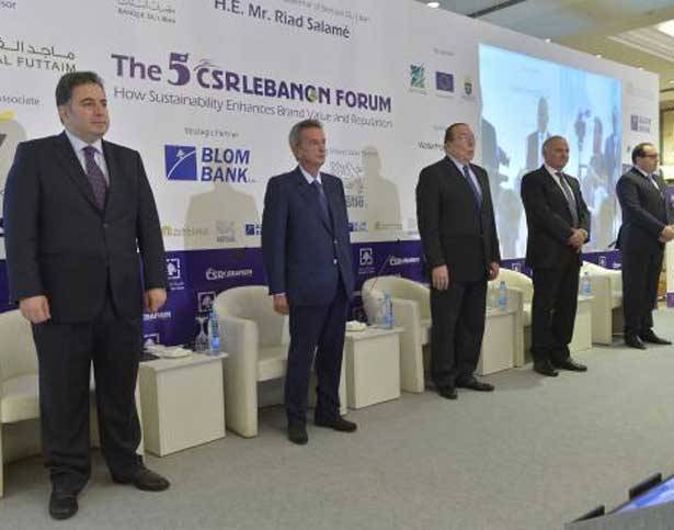 إفتتاح «المنتدى السنوي الخامس للمسؤوليّة الاجتماعيّة للشركات»
سلامة : مصارفنا سليمة ونسب ملاءتها تصل الى 12%