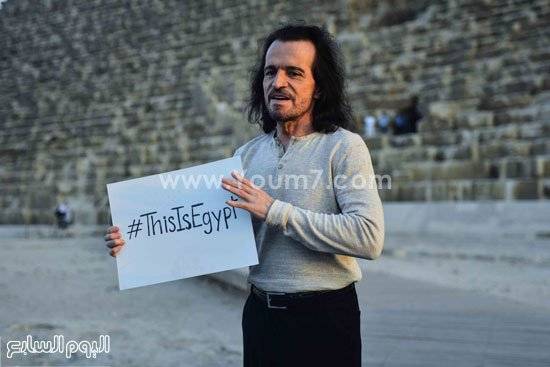 الموسيقار العالمى "يانى": دخولى هرم خوفو مغامرة شيقة جدا