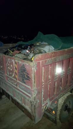توقيف شاحنات محمّلة بالنفايات