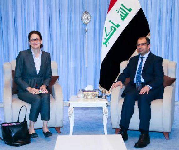 الجبوري يؤكد أهمية التعاون بين العراق والمجتمع الدولي للقضاء على "الارهاب"