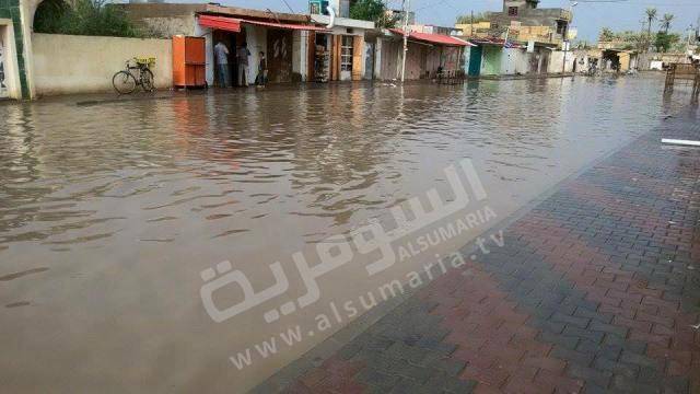 ديالى: معدلات هطول الامطار كانت اكبر من قدرة منظومة المجاري