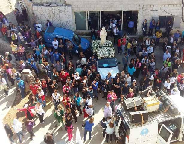 مشوار لتمثال العذراء في عكار
