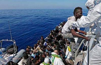 رقم قياسي للمهاجرين العابرين للمتوسط في أكتوبر: 218 ألفا و400 شخص