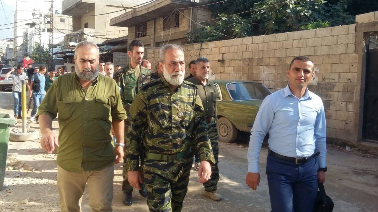 بالصور.. ضباط رام الله في مخيم عين الحلوة