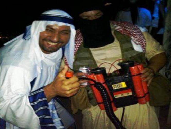 تنكّر بزيّ إنتحاري... فتأهبّ العسكر