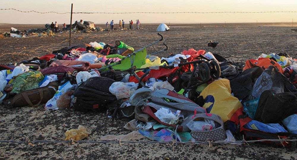 العثور على عناصر غريبة في مكان سقوط الطائرة الروسية