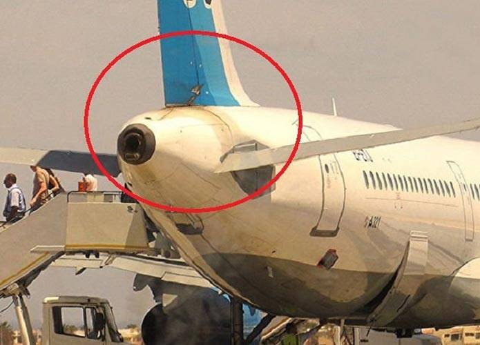 بالصورة: "شقوق" في الطائرة الروسية المنكوبة قبل تحطمها!