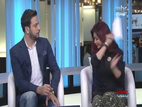 بالفيديو - لجين عمران تتعرض لموقف محرج على الهواء