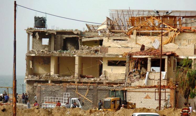 قصف بشمال سيناء بعد تفجير العريش