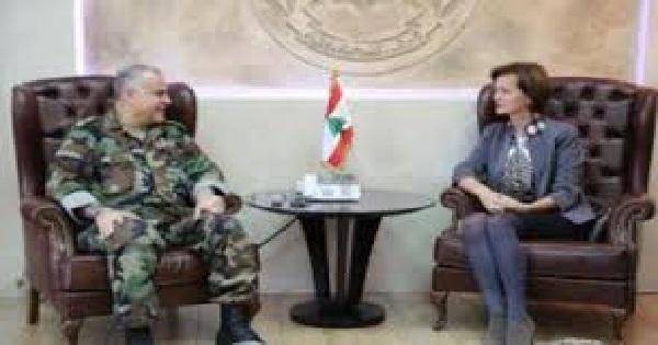 قهوجي عرض مع سفيرة الاتحاد الأوروبي الاوضاع في لبنان والمنطقة