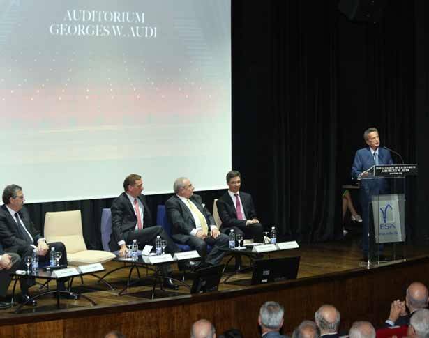 إفتـتاح قاعـة جـورج وديـع عـوده
في «المعـهد العالي للأعـمال ــ ESA»