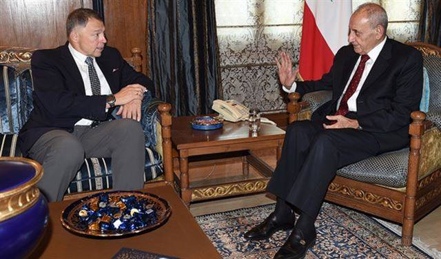 بري استقبل السفير الاميركي الجديد