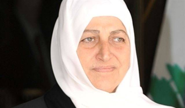 بهية الحريري: قضية الشعب الفلسطيني تتجدد جيلا بعد جيل