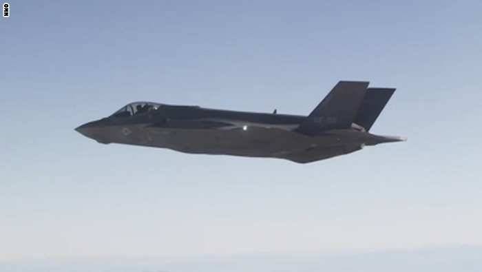 شاهد.. الطائرة المقاتلة F-35 تطلق 3300 طلقة في الدقيقة من الجو