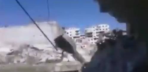 شاهد بالفيديو السلاح الكاسح الذي يستخدمه الجيش العربي السوري