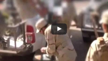 فيديو لجماعة مسلحة باسم 