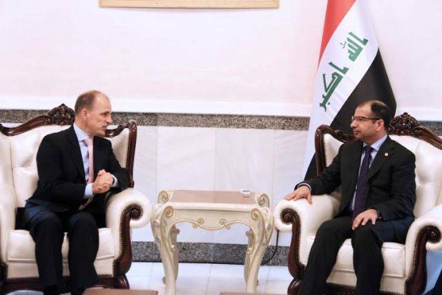 الجبوري والسفير الهولندي يبحثان الاوضاع الامنية والسياسية في العراق