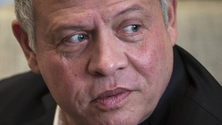 ملك الأردن: لروسيا دور محوري في إيجاد حل سياسي للأزمة السورية